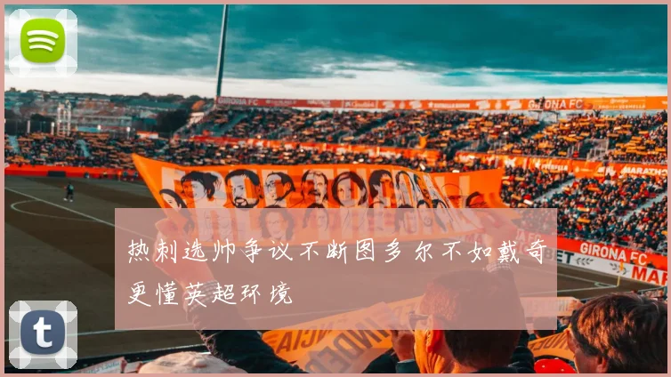 热刺选帅争议不断图多尔不如戴奇更懂英超环境